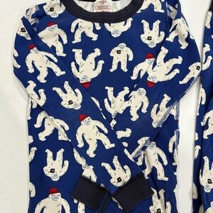 RARE Hanna Andersson Yeti Pajama Set